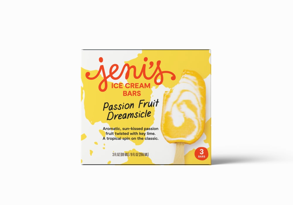 Jeni's Passion Fruit Dreamsicle Ice Cream Bars