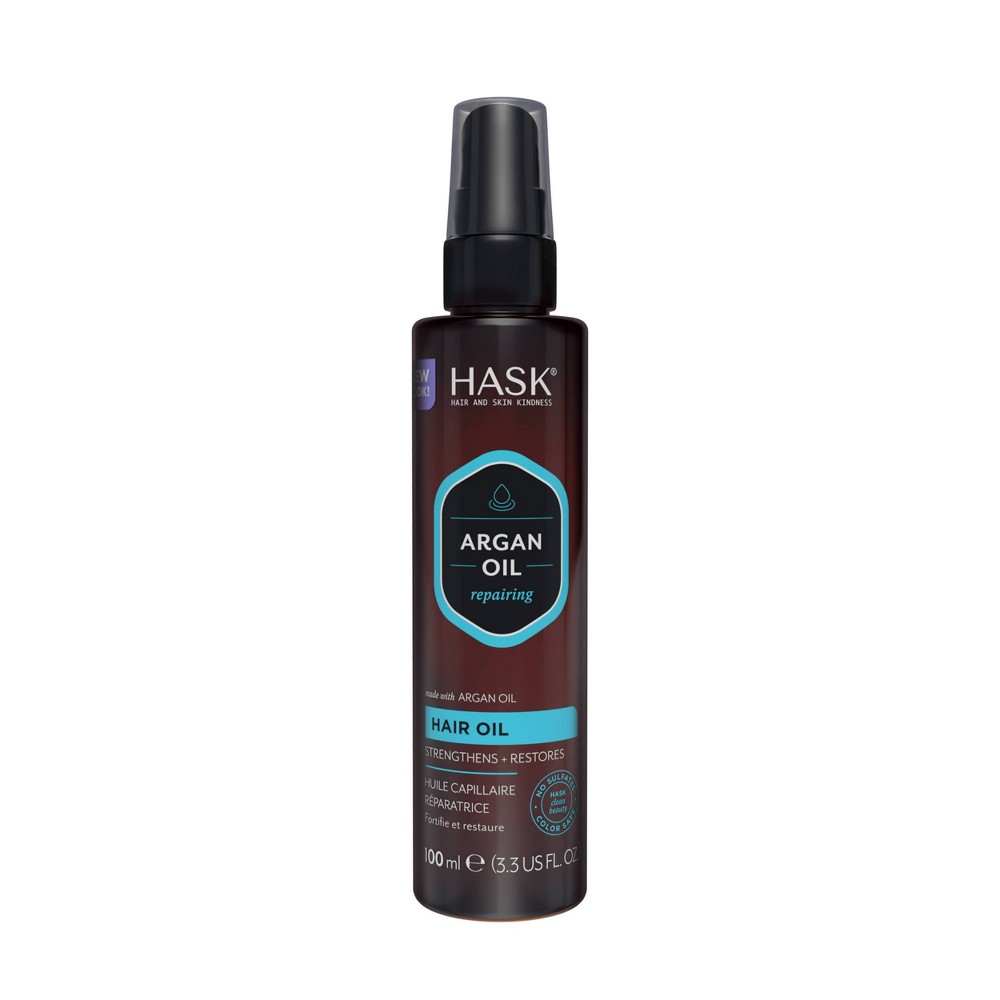 Photo of Hask Argan Oil Repairing Shine Hair Oil, 3.3 Oz