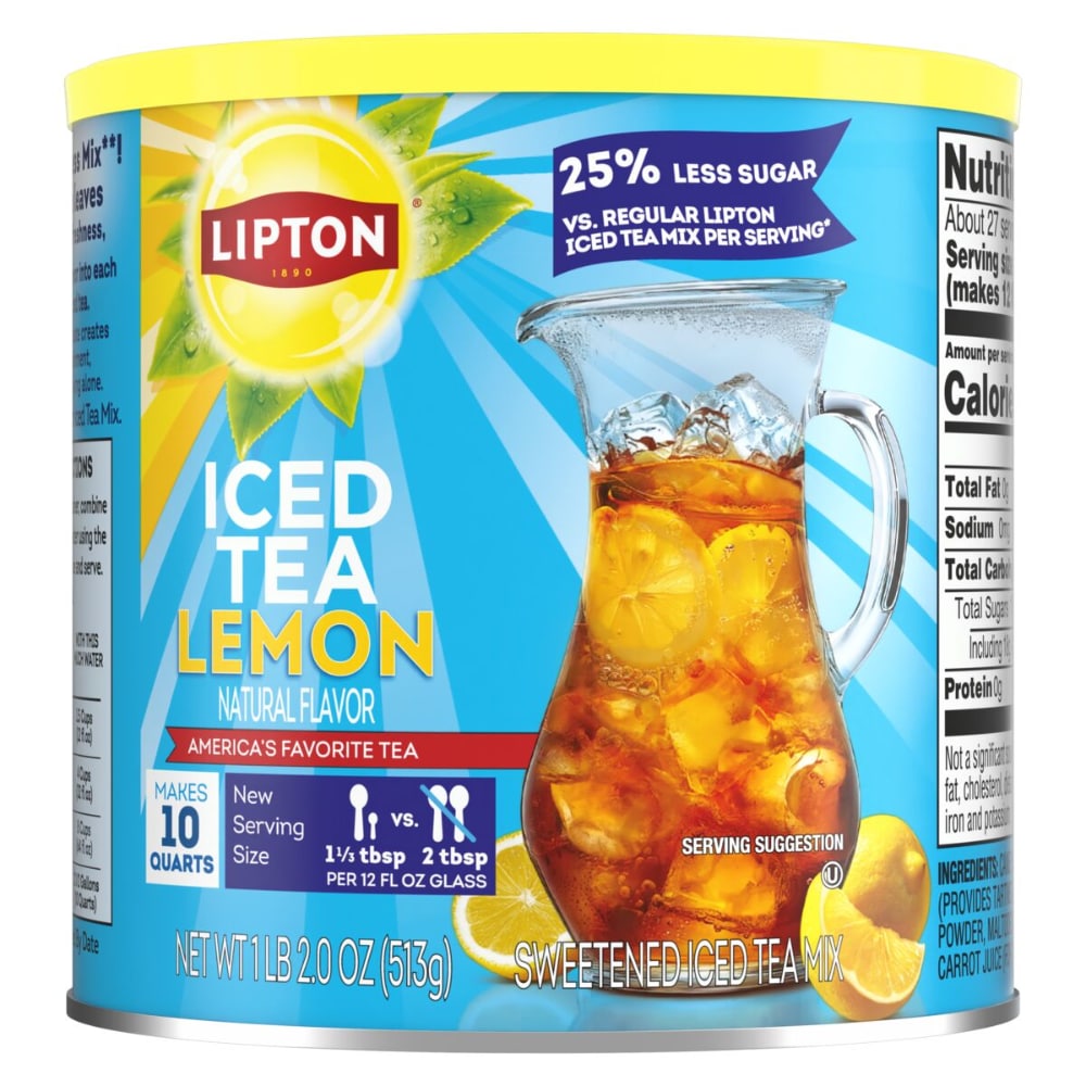 Photo of Lipton Lemon Iced Tea 18 Oz