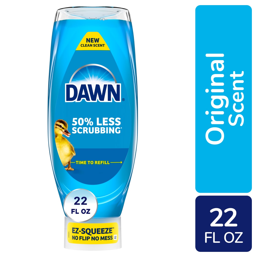 Dawn Ultra EZ-Squeeze Dishwashing Liquid Dish Soap, Original Scent, 22 Fl Oz