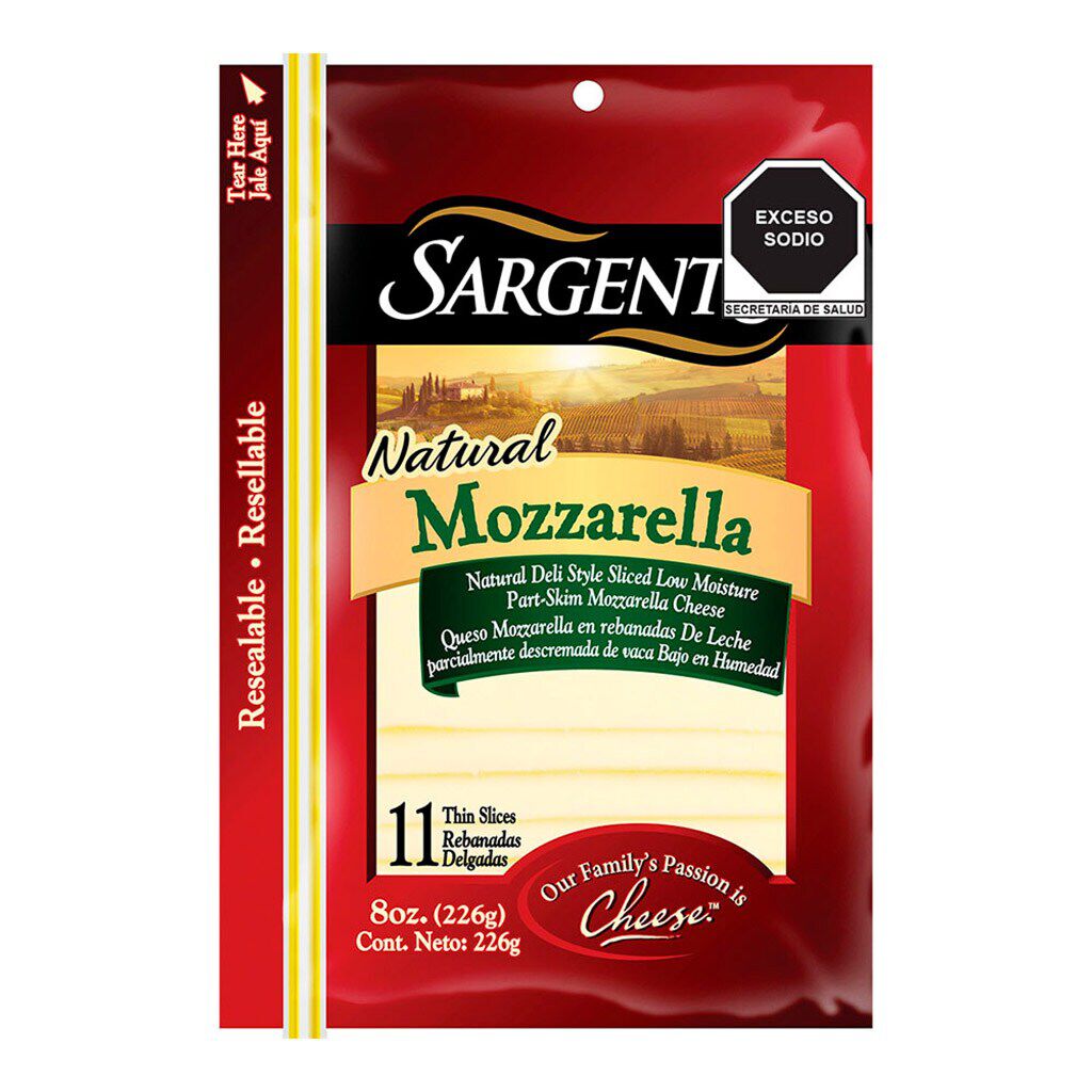 Photo of Sargento Queso Mozzarella Rebanado 226 G