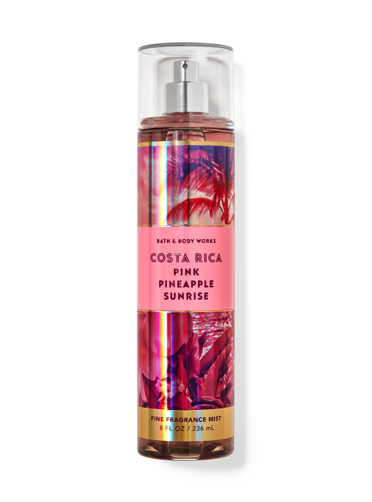 Bath & Body Works 2 Pack Pink Pineapple Sunrise Fine Fragrance Mist