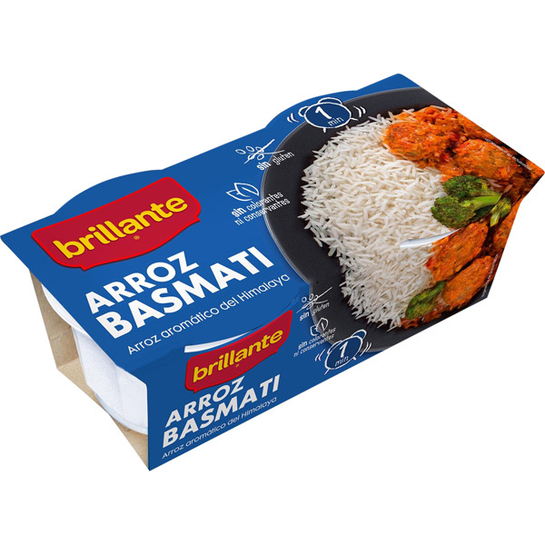 ARROZ BRILLANTE BASMATI 2x125 GR