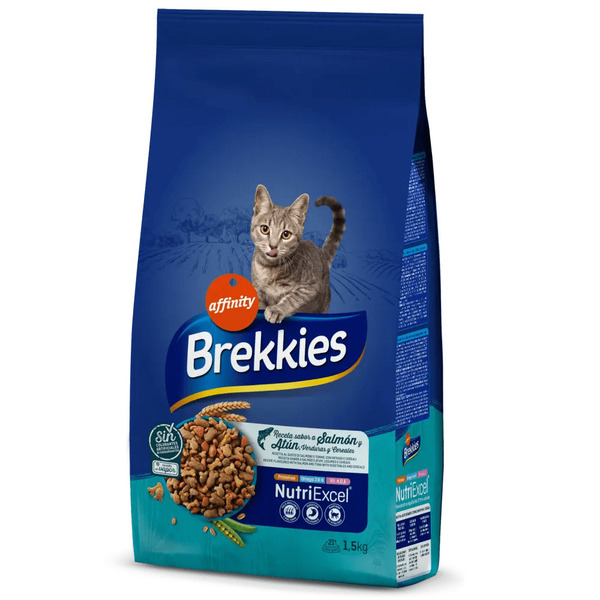 BREKKIES EXCEL CAT MIX PESCADO 1.5K