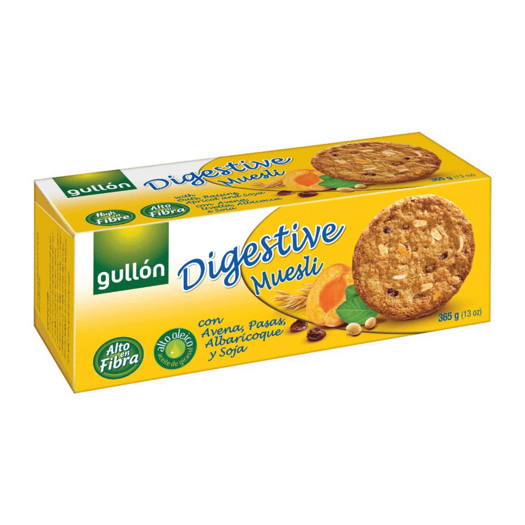 DIGESTIVE MUESLI GULLON 365 GR