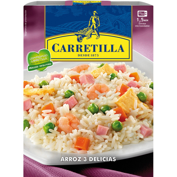 ARROZ 3 DELICIAS CARRETILLA 250 GR