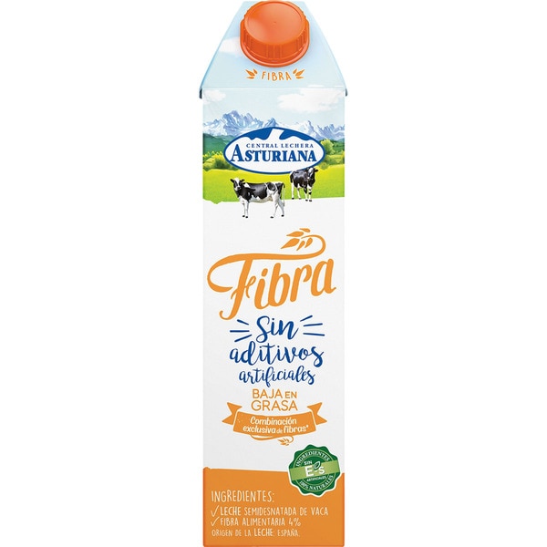 LECHE ASTURIANA FIBRA 1 L
