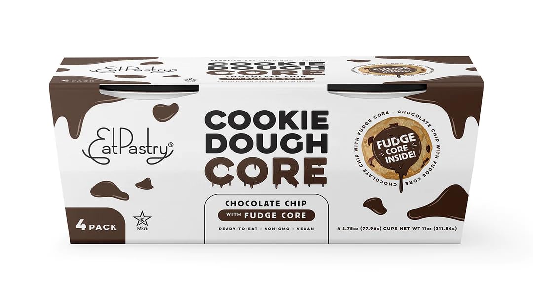 Cookie Dough Core Chocolate Chip with Fudge Core Ice Cream, Fudge Core