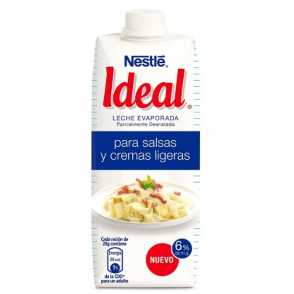 LECHE EVAPORADA IDEAL BRIK 525 GR