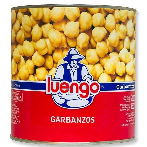 GARBANZO COCIDO LUENGO LATA 3 KG