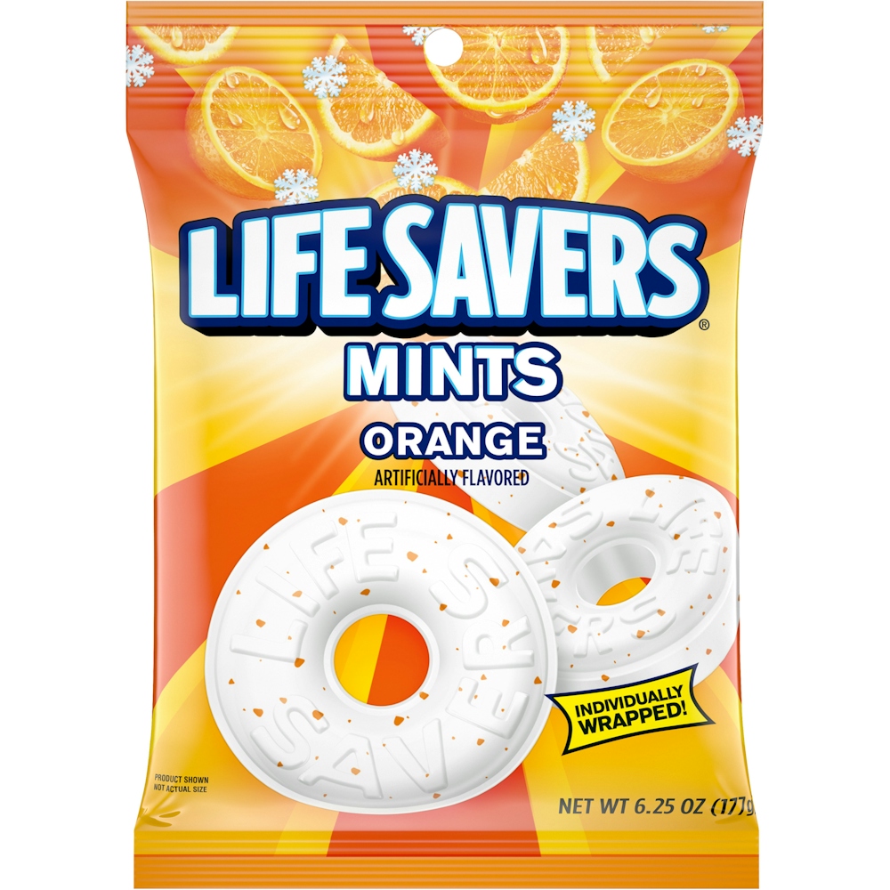 Life Savers Orange Mints Hard Candy, 6.25 Ounce Bag