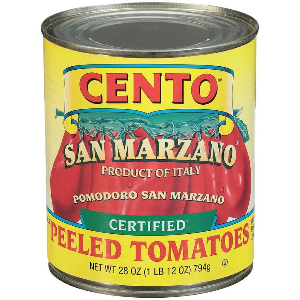 Photo of Cento San Marzano Certified Whole Peeled Tomatoes With Basil Leaf, 28 Oz
