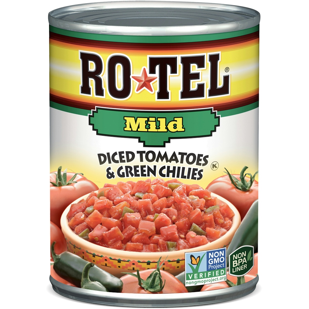 Ro-Tel Diced Tomatoes & Green Chilies Mild 10oz