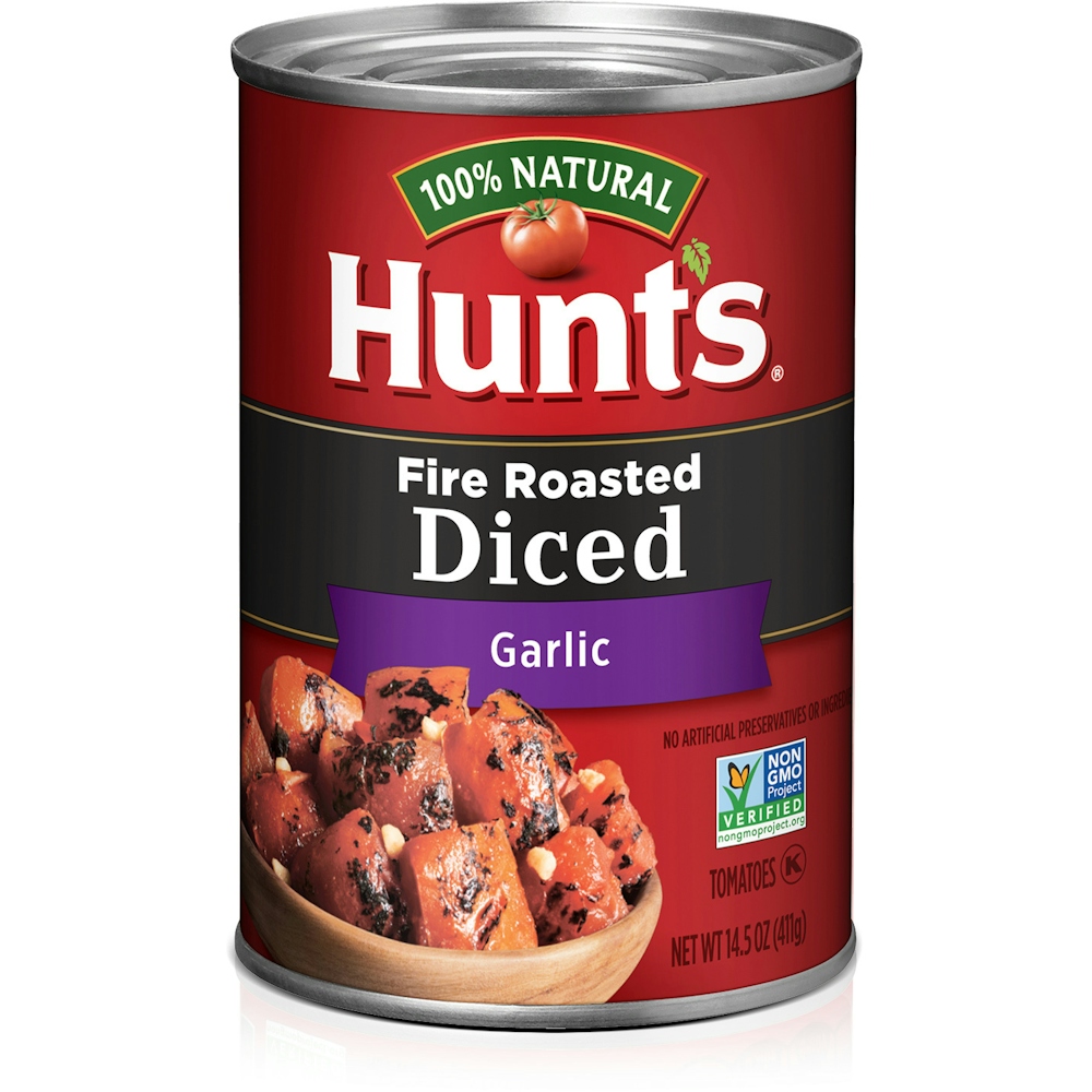 Garlic Fire Roasted Diced Tomatoes, Garlic