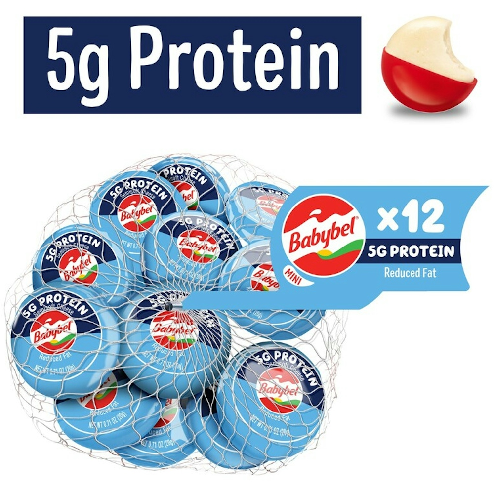 Photo of Babybel Mini Light Snack Cheese
