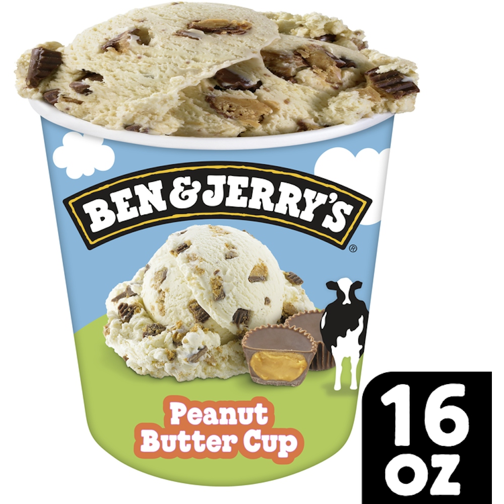 Photo of Ben & Jerry's Ice Cream, Peanut Butter Cup 1 Pt