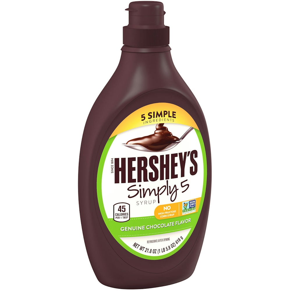 Photo of Hershey's Genuine Chocolate Flavor Simply 5 Syrup - 21.8 Ounce