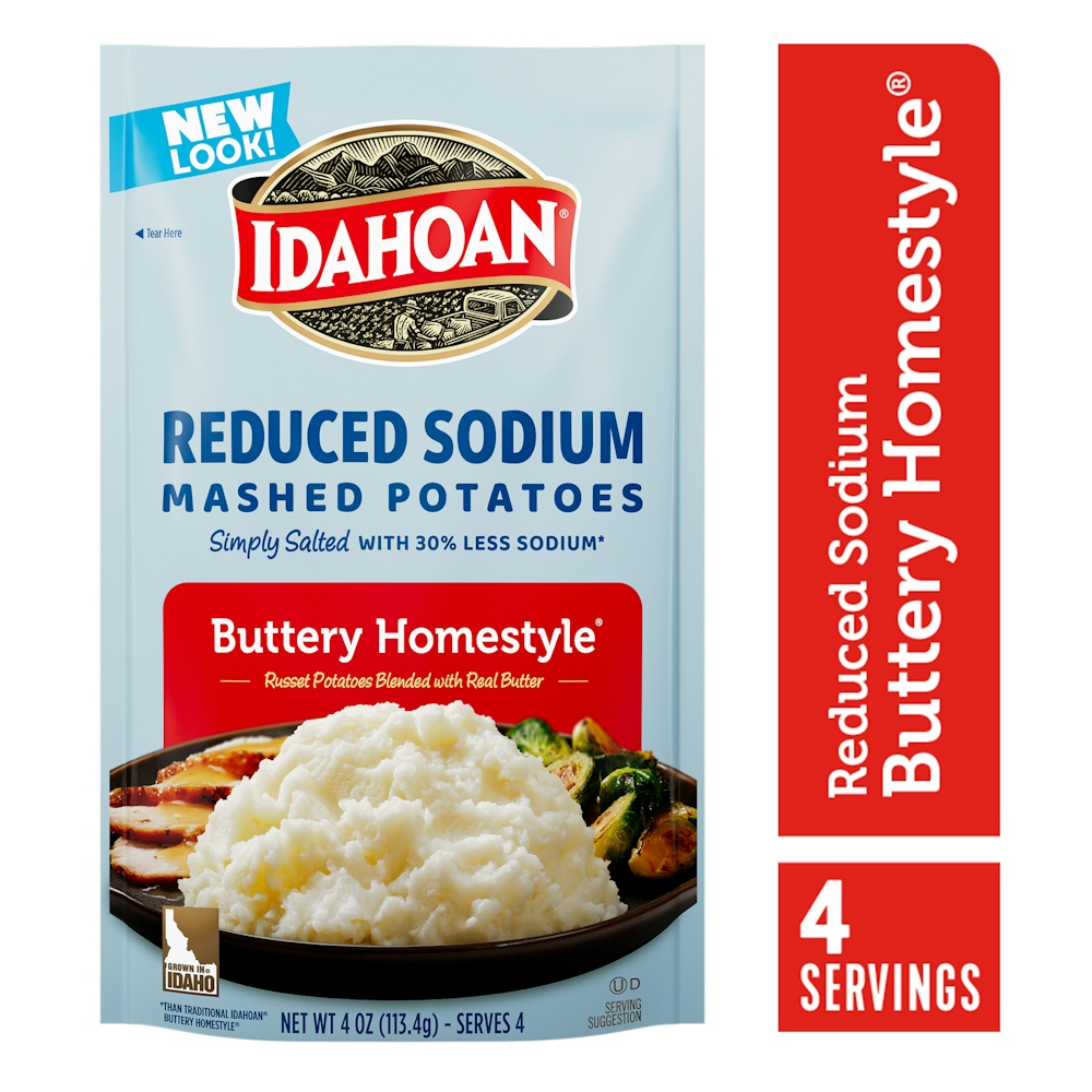 Reduced Sodium Buttery Homestyle Mashed Potatoes, Reduced Sodium Buttery Homestyle