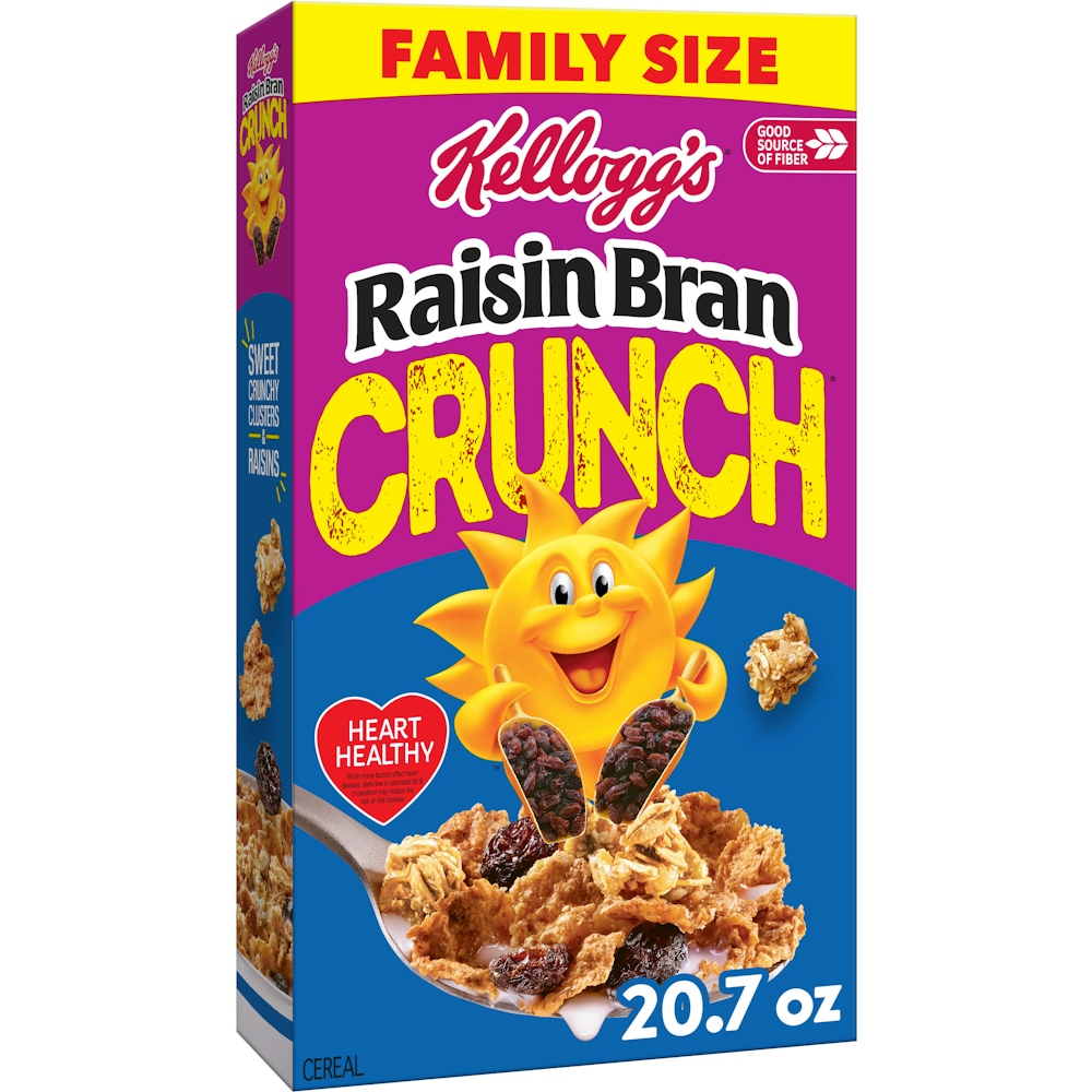 Raisin Bran Crunch Cereal, Original, Family Size - 20.7 Ounce