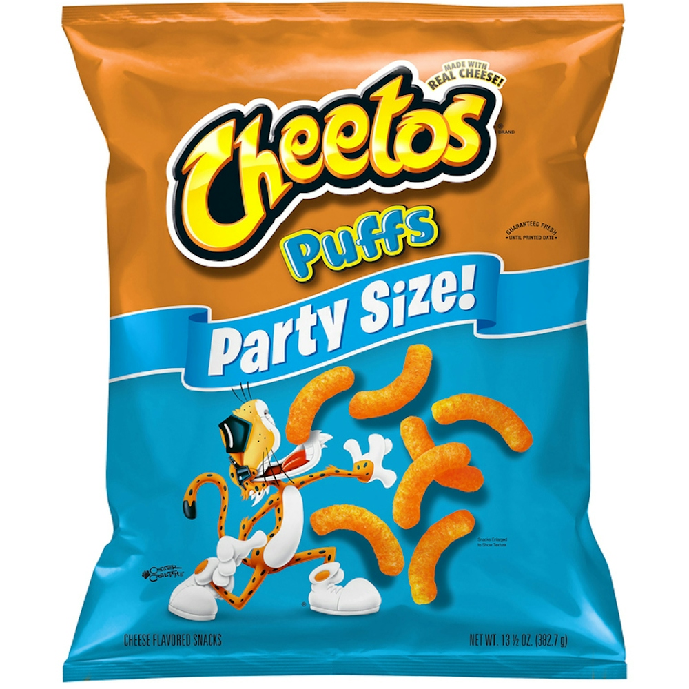 Photo of Cheetos Snacks, Cheese Flavored, Puffs, Party Size, 13.5 Ounce