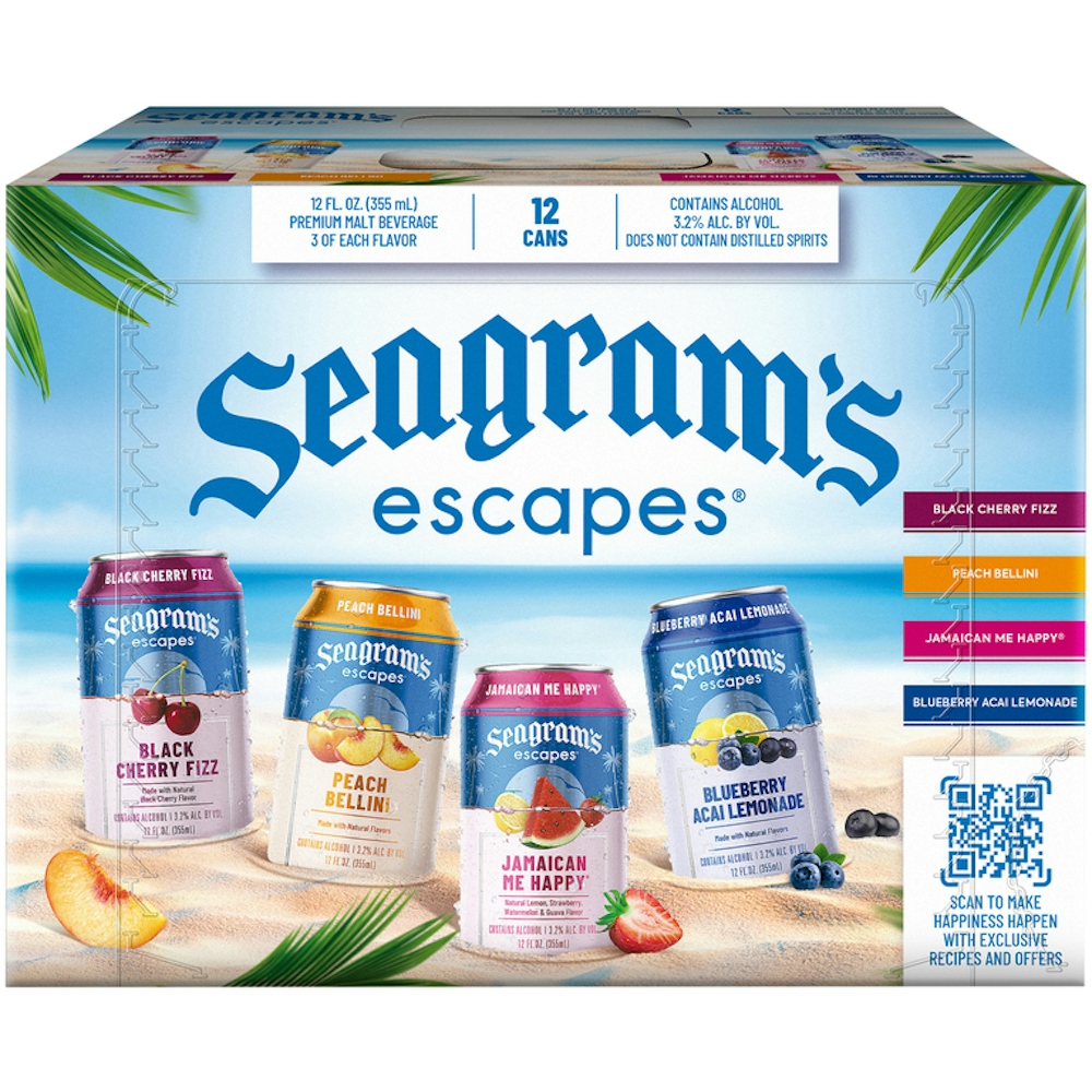 Photo of Seagram's Escapes Premium Malt Beverage Cooler Variety Pack