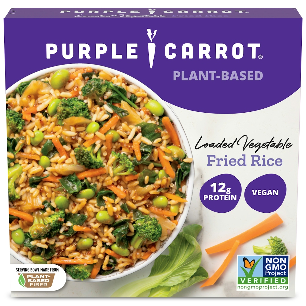 Purple Carrot Plant-Based Loaded Vegetable Fried Rice, Frozen Meal