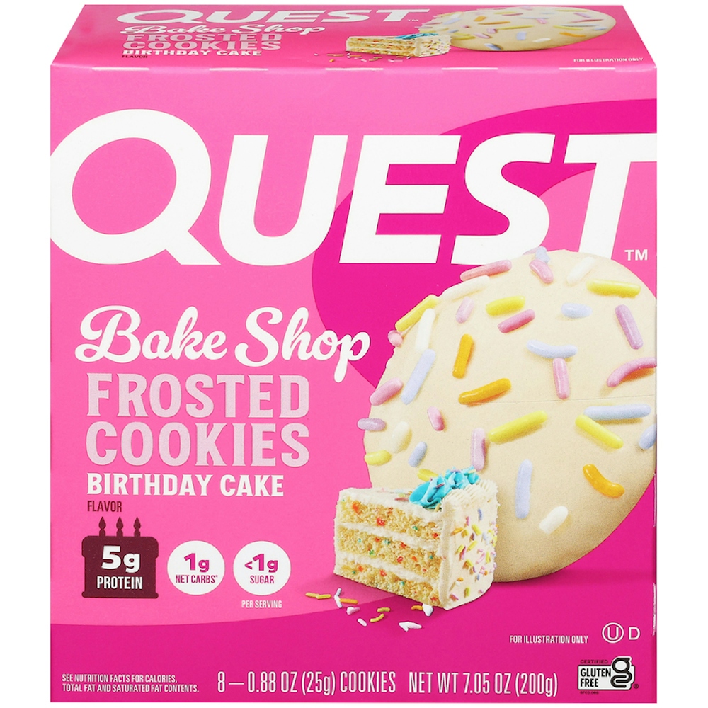 Photo of Quest Nutrition 5g Protein Frosted Cookie - Birthday Cake - 8ct