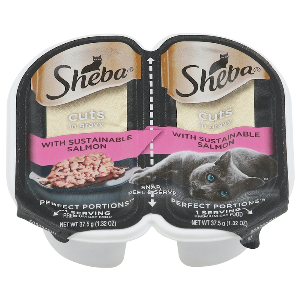 Sheba Perfect Portions Cuts In Gravy Gourmet Salmon Entree Wet Cat Food