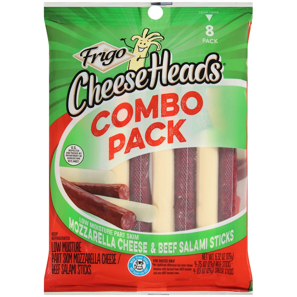 Photo of Frigo Mozzarella Cheese & Beef Salami Sticks, 8 Pack, Combo Pack