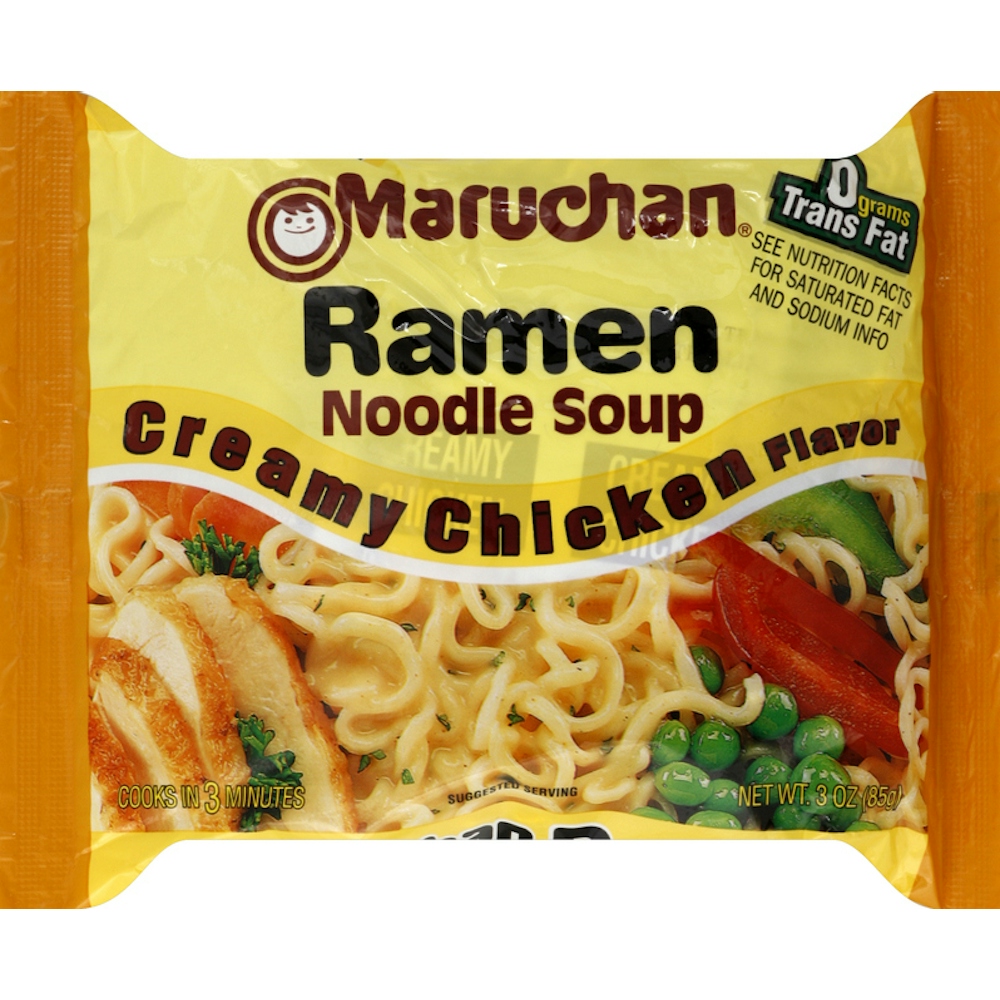 Photo of Maruchan Creamy Chicken Flavor Ramen Noodle Soup 3 Oz. Bag