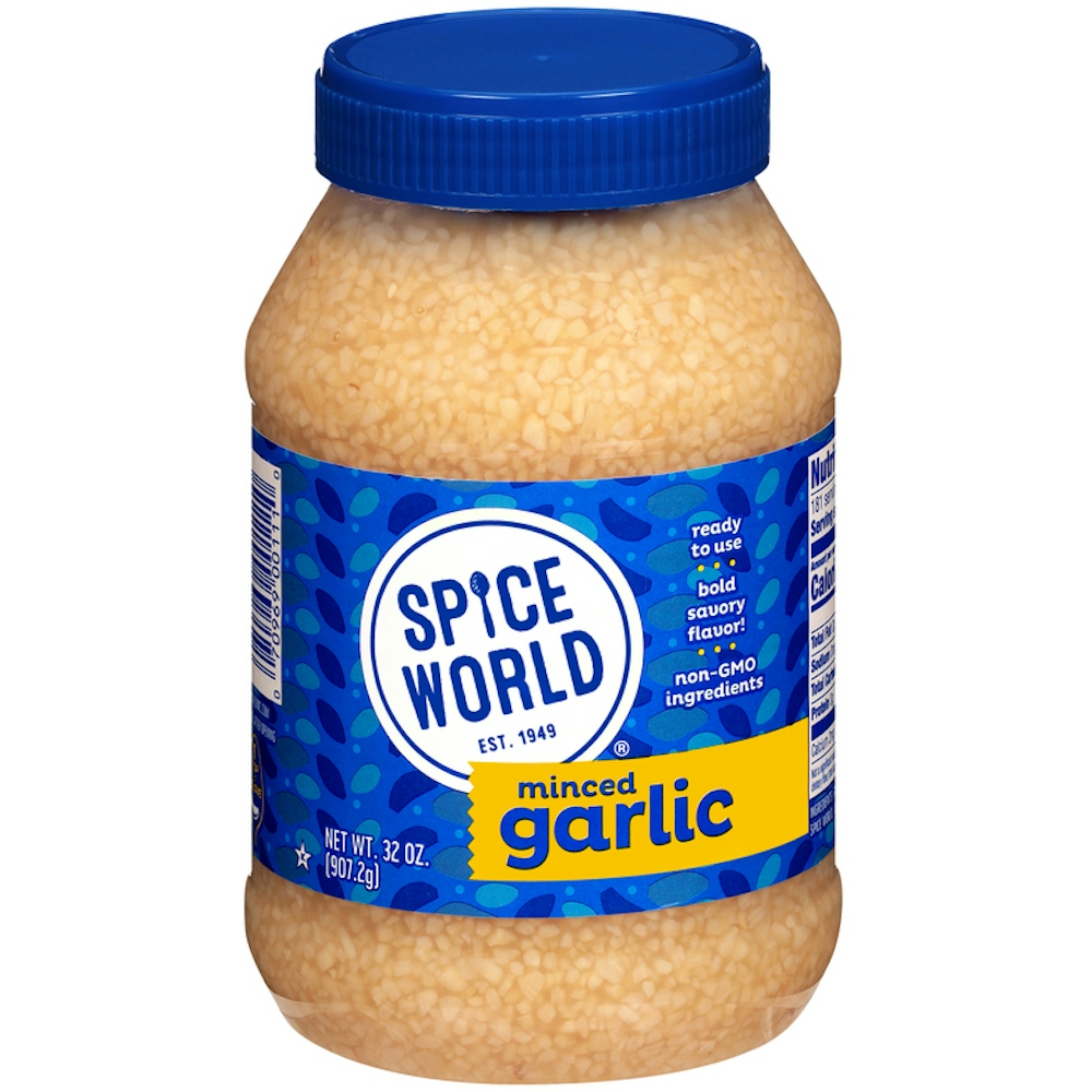 Photo of Spice World Minced Garlic - 32 Ounce