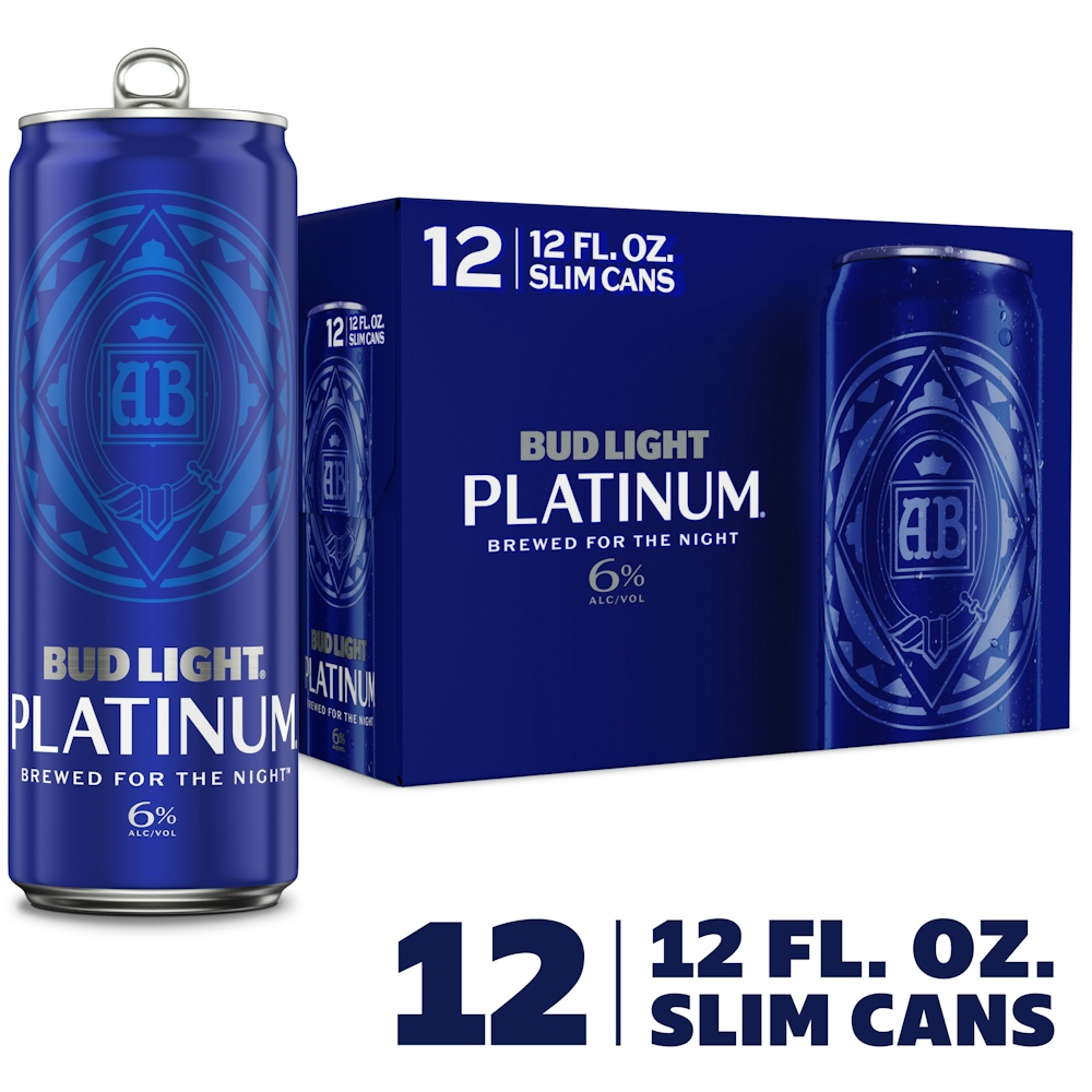 Photo of Bud Light Platinum Beer - 12 Pack Cans 144.00 Fl Oz