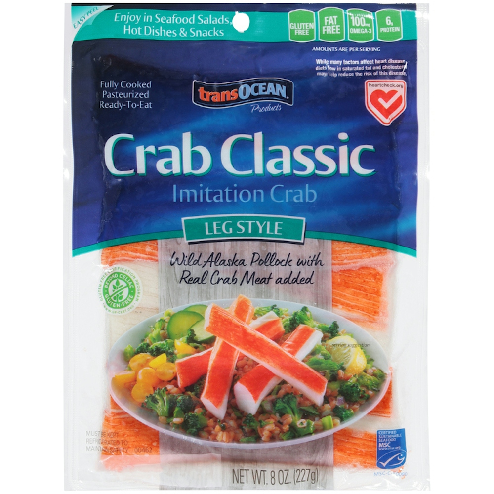 Photo of TransOcean PRODUCTS Crab Classic Leg Style Imitation - 8 Ounce