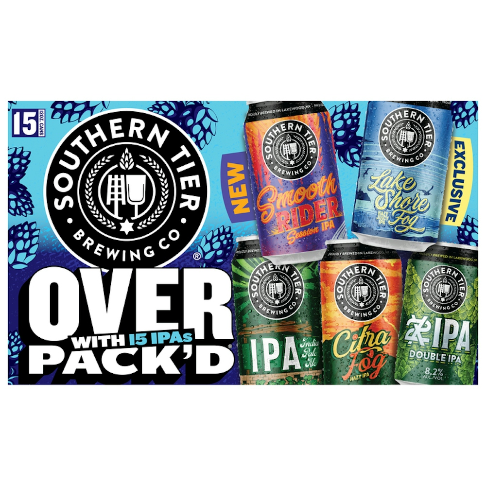 Photo of Southern Tier Brewing Co Overpack'd Beer Variety Pack - 15pk/12 Fl Oz Cans