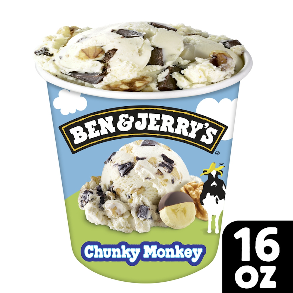 Ben & Jerry's Chunky Monkey Banana Ice Cream Pint — UPC