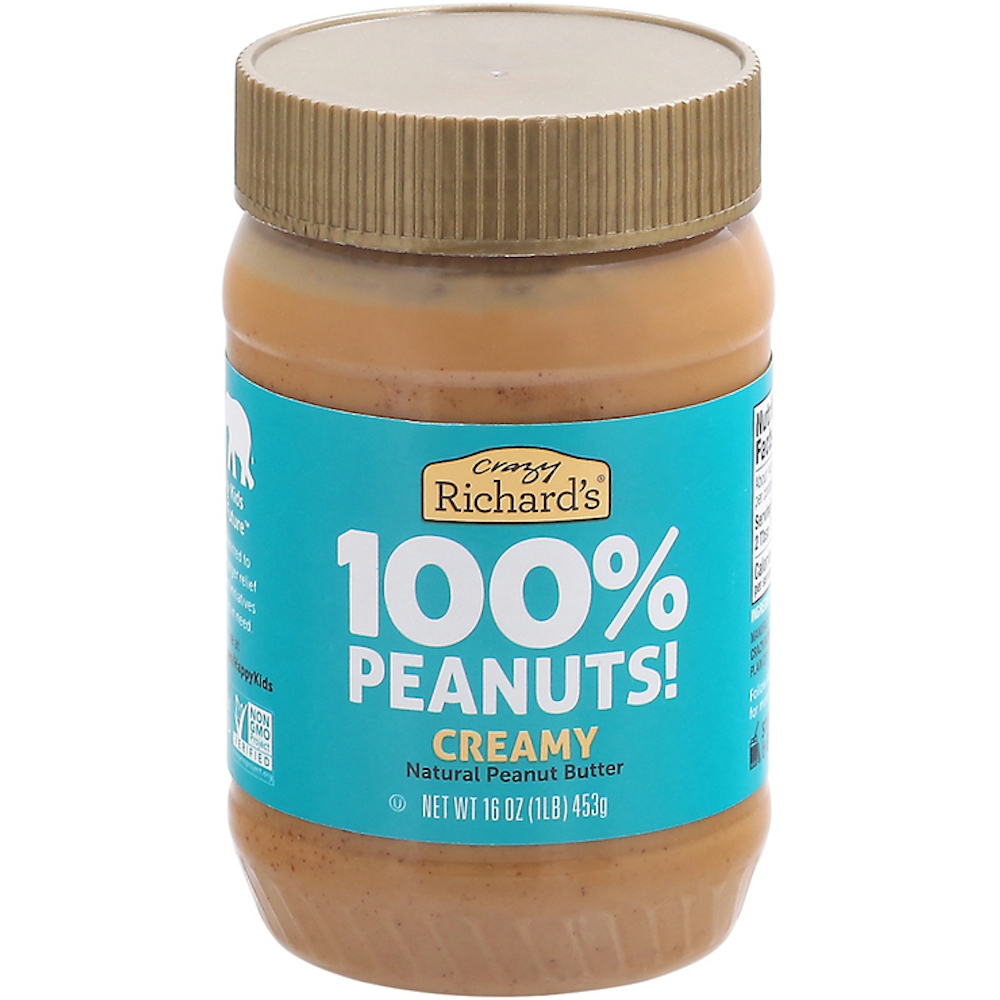 Creamy Natural Peanut Butter, Creamy