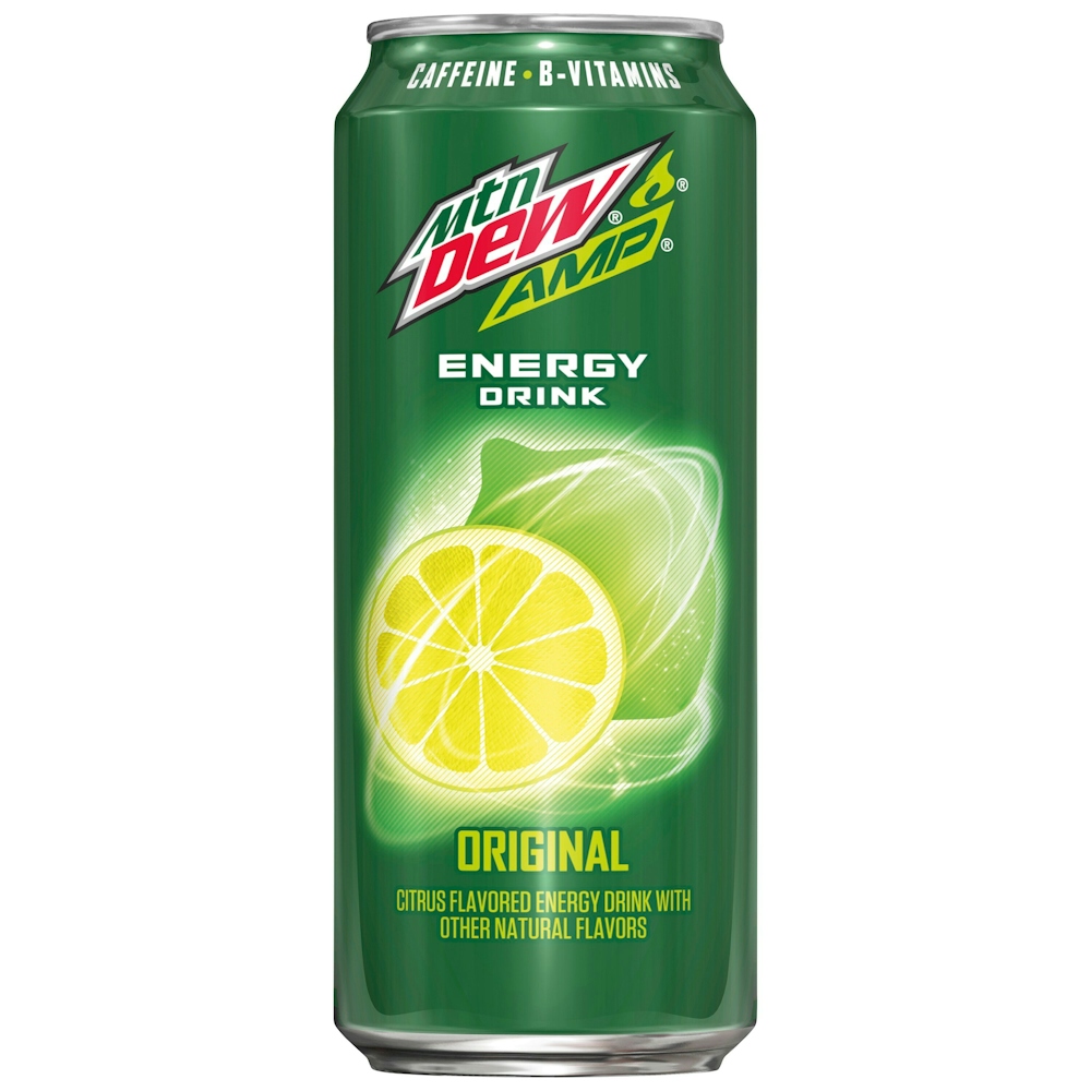 Photo of Mtn Dew Amp Energy Drink, Citrus, Boost Original - 16 Fl Oz