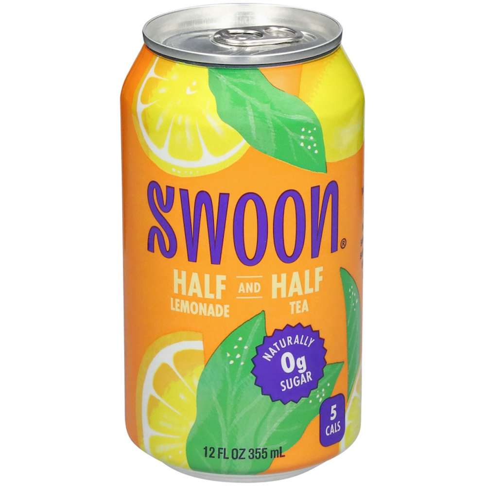 Photo of Swoon Iced Tea - Lemonade, Half & Half, Zero Sugar, - 12 Fl Oz