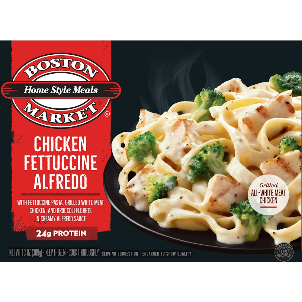 Chicken Fettuccine Alfredo with Fettuccine Pasta