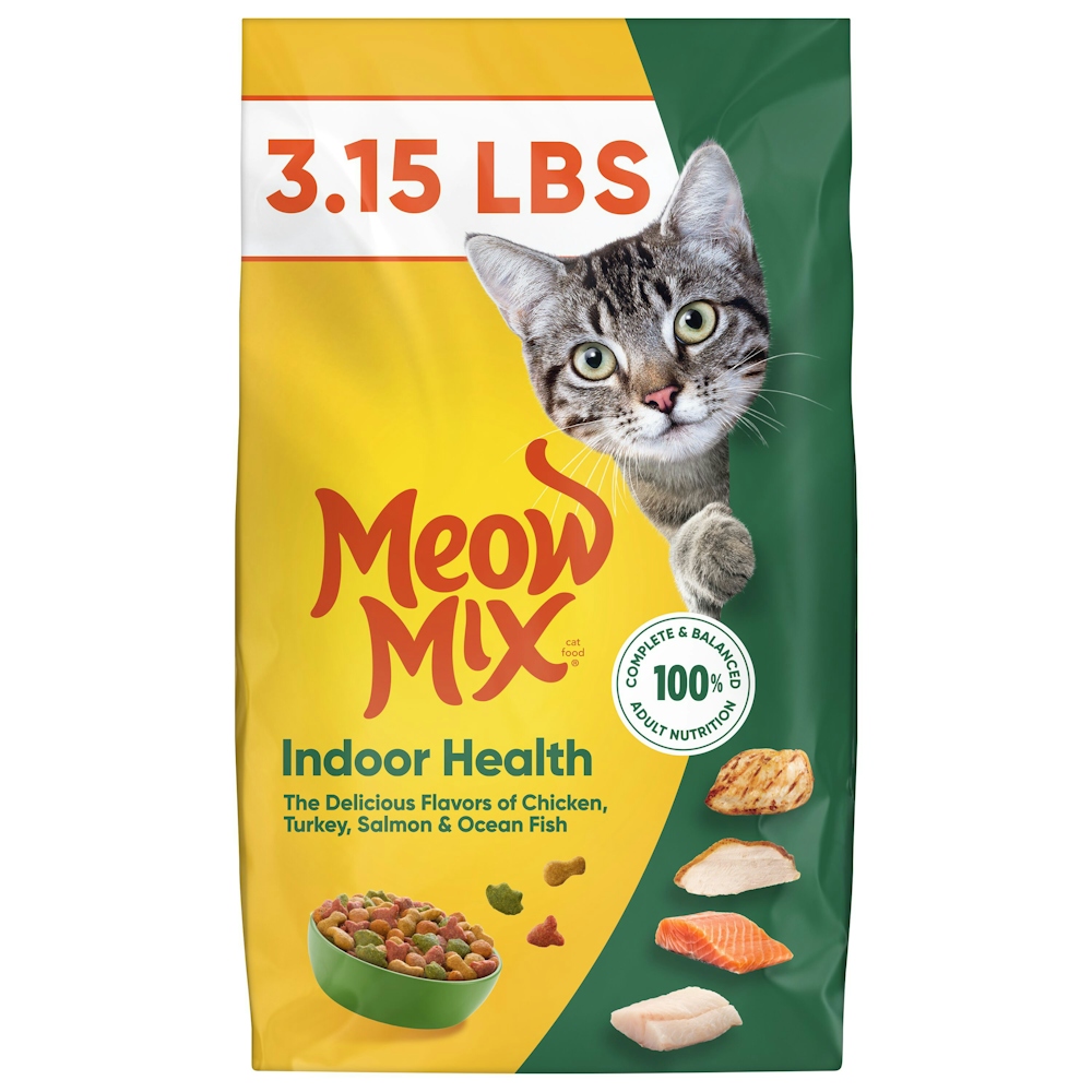 Meow Mix Adult Indoor Health Formula Dry Cat Food 3.15 Lbs