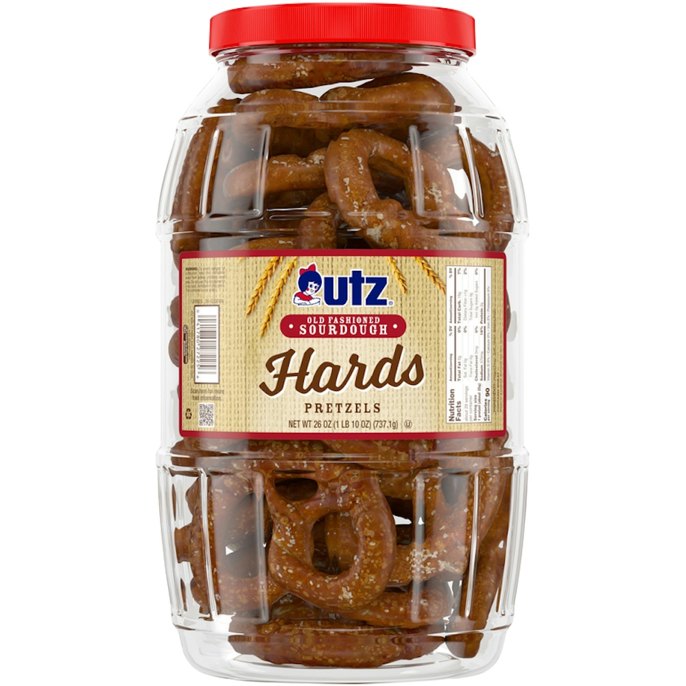 Photo of Utz Old Fashioned Sourdough Hard Pretzels Barrel - 26oz