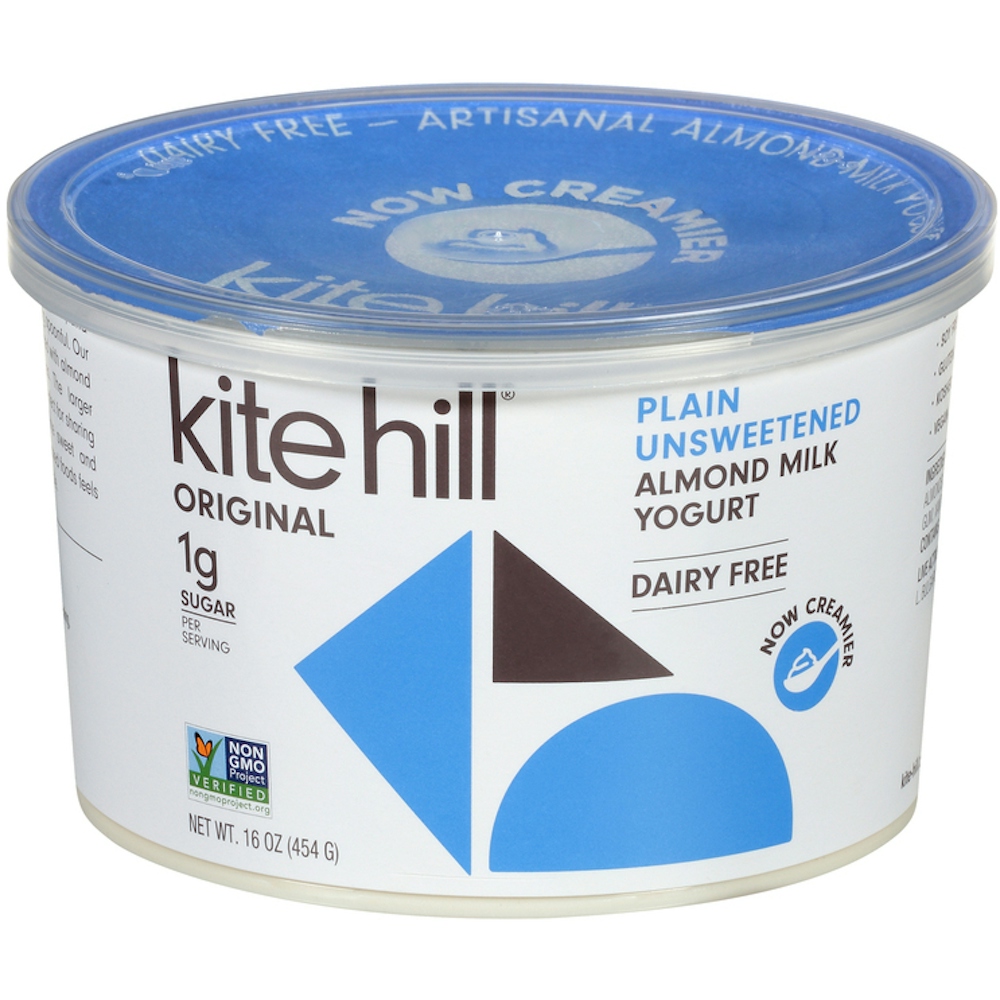 Kite Hill Original Almond Milk Yogurt, Dairy Free, Plain Unsweetened