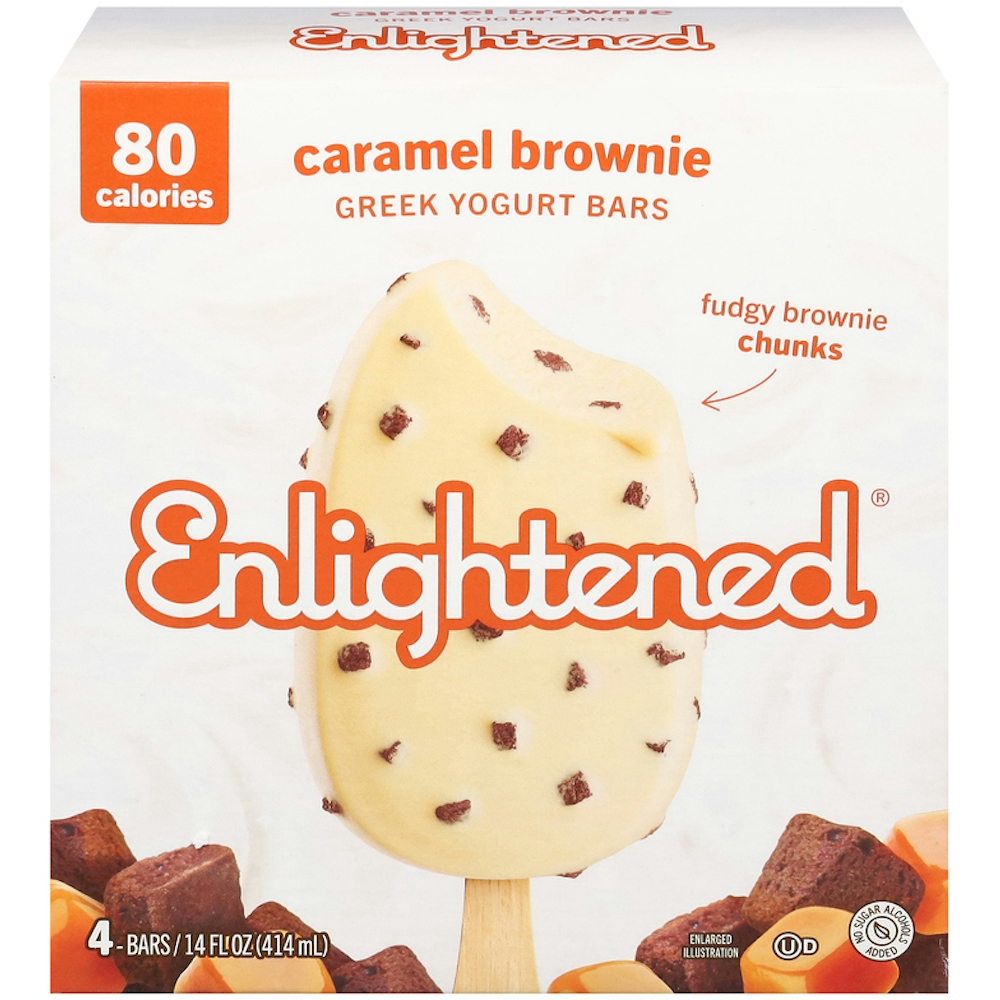 Photo of Enlightened Yogurt Bars, Caramel Brownie, Greek