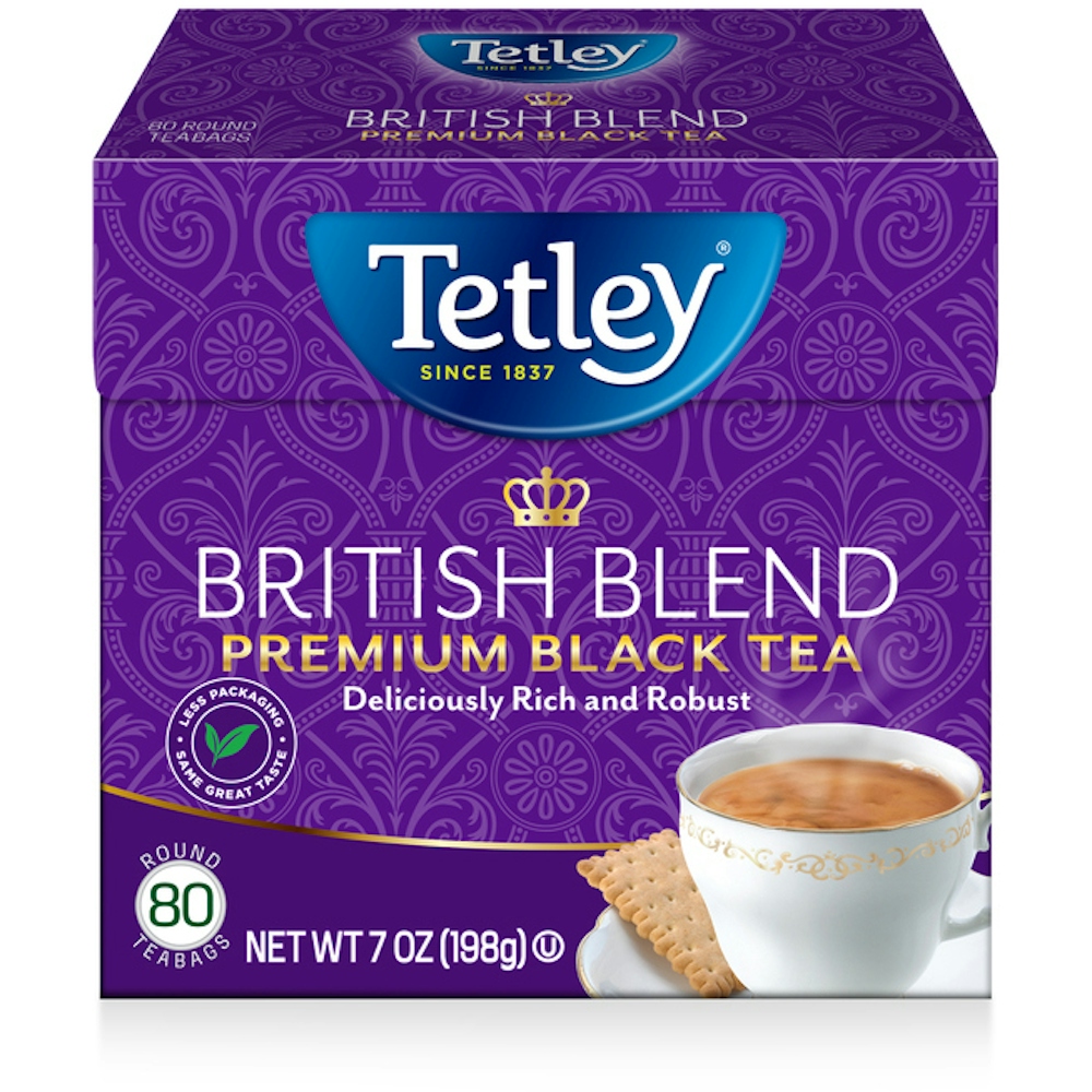 Photo of Tetley British Blend Premium Black, Tea Bags, 80 Ct, 4 Boxes 9924