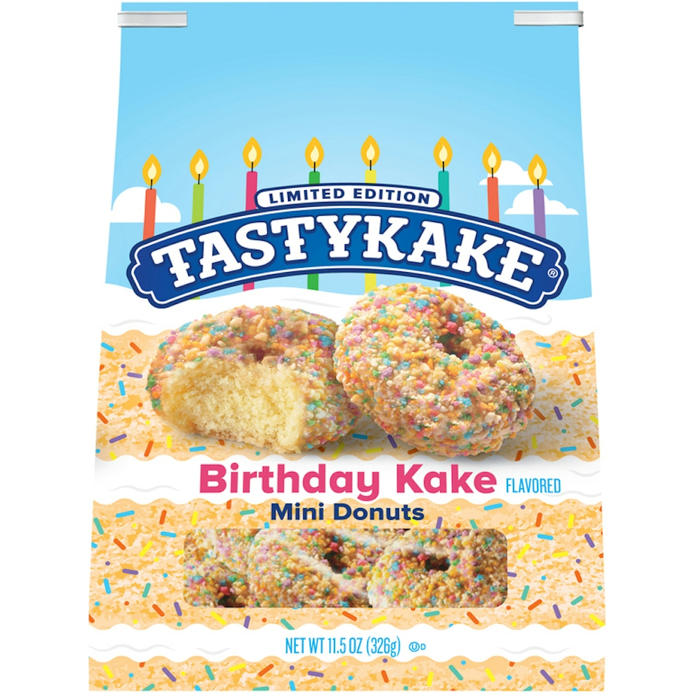 Birthday Kake Flavored Mini Donuts, Birthday Kake