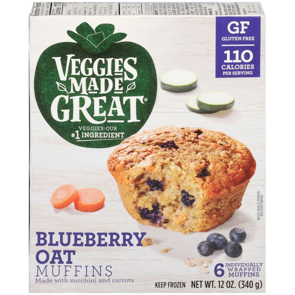 Photo of Veggies Made Great Garden Lites Blueberry Oat Muffins - 2 Ounce