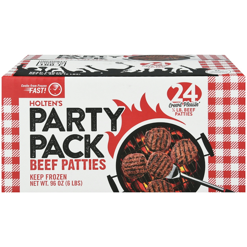 Photo of Holten Meats Beef Patties, Big Box