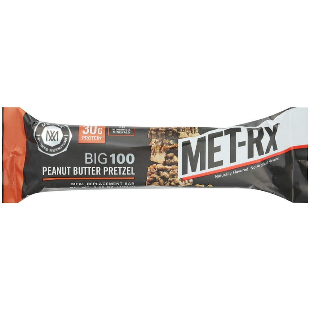 Photo of MET-Rx Big 100 Meal Replacement Bar, Peanut Butter Pretzel