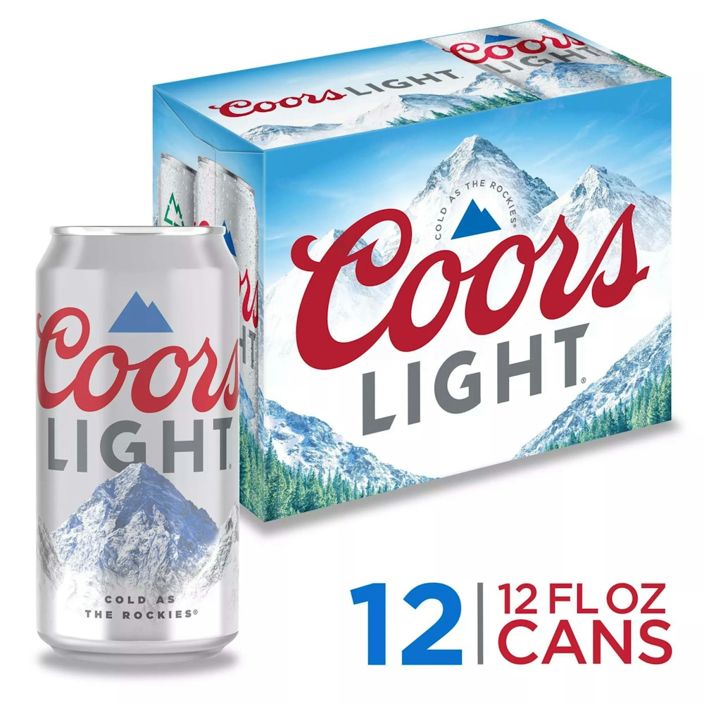Photo of Coors Light Beer - 12pk/12 Fl Oz Cans