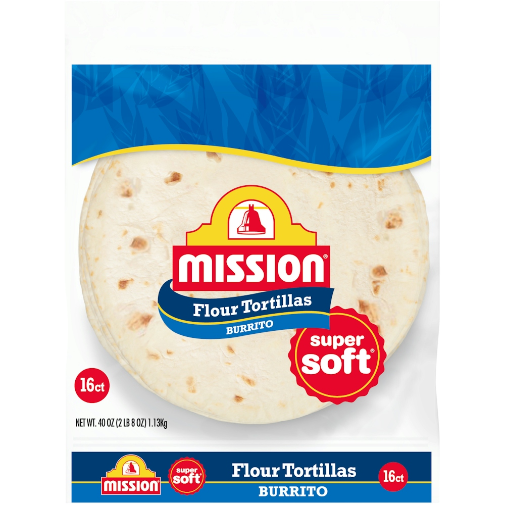 Photo of Mission Super Soft Burrito Size Flour Tortillas